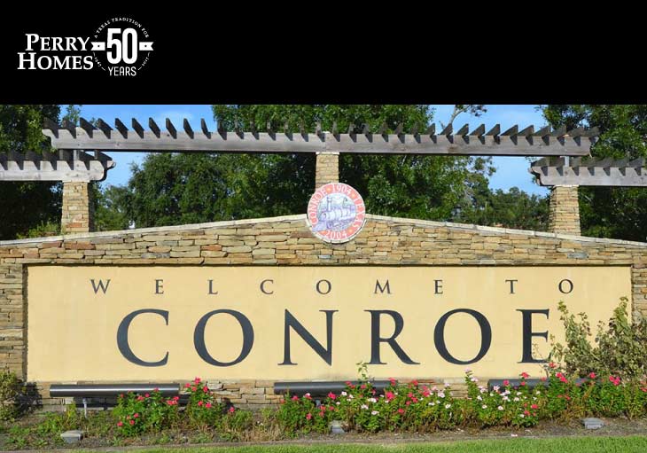 welcome to conroe city monument