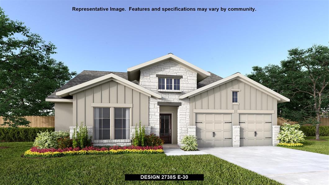 Available To Build In Lakeside At Lake Georgetown 60 Design 2738s Perry Homes