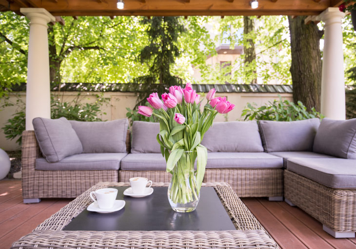 How To Clean Outdoor Cushions Perry Homes, How To Clean Fabric Patio Furniture Cushions